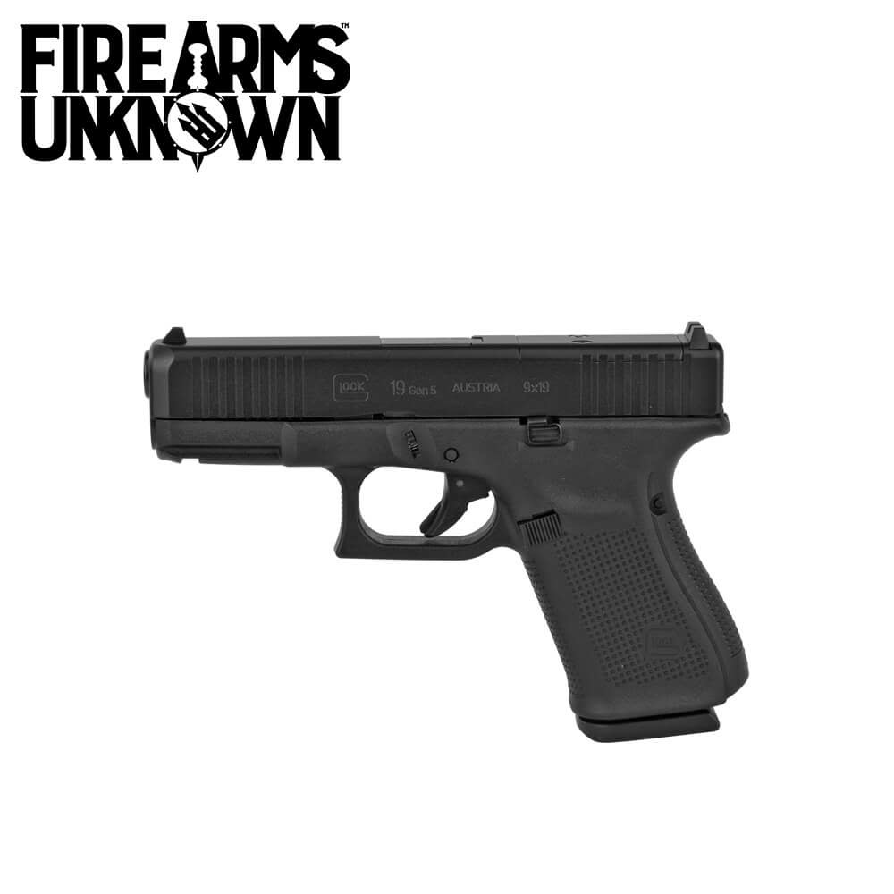 Glock G19 Gen 5 MOS 9MM Blk/Blk 15 RD Pistol