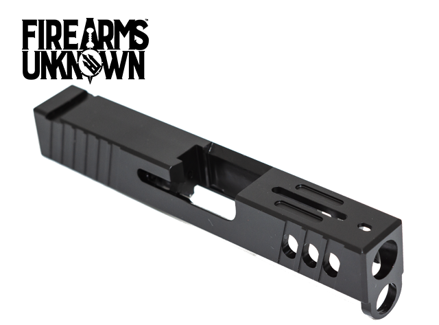 FU Glock Compatible Slide T4 Stripped G43 9mm Black