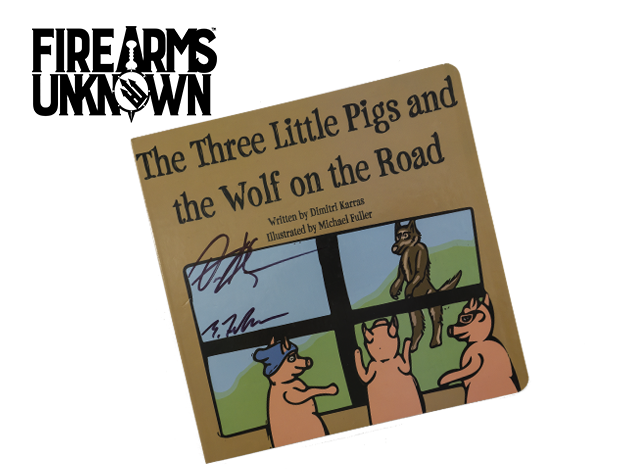 Limited Edition Signed Copy of The Three Little Pigs and the Wolf on the Road - Book 1