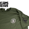 Firearms Unknown FU 3% Front / Flag Back T-Shirt Green