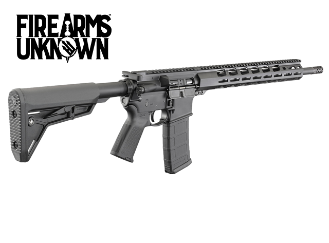 Ruger, AR-556, Multi-Purpose Rifle, Semi-automatic, 5.56NATO/223Rem, 18" Barrel, Anodized Finish, MOE SL Collapsible Stock, 1-30Rd Magazine, Magpul MOE Grip, 15" Free Floated Aluminum Handguard, Rifle Length Gas System