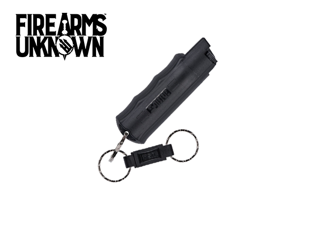 Sabre 3-IN-1, .54oz Hardcase Black w/Keychain Pepper Spray