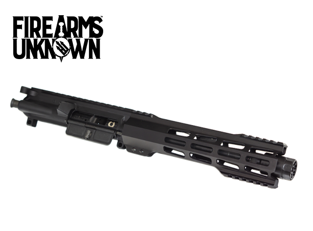 The Symmetry, Pistol Length Upper, 8" 5.56, Black Nitride M16 BCG, Blitzkrieg Gestalt M-Lok 9" Rail