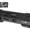 The Symmetry, Pistol Length Upper, 8" 5.56, Black Nitride M16 BCG, Blitzkrieg Gestalt M-Lok 9" Rail