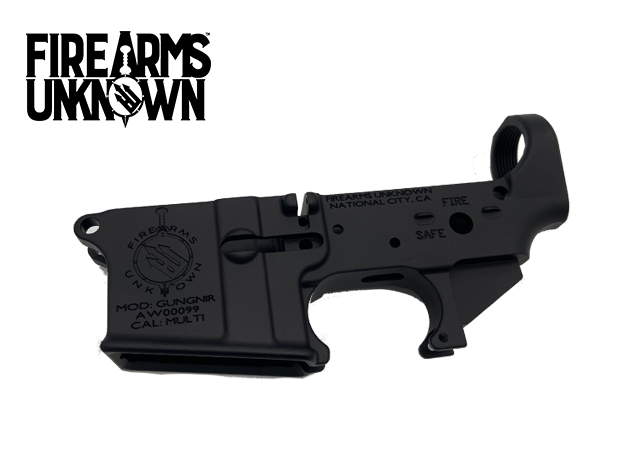 Firearms Unknown Stripped GUNGNIR Lower Receiver Small Caliber "Multi Cal" (.223/5.56/300BO Etc.)