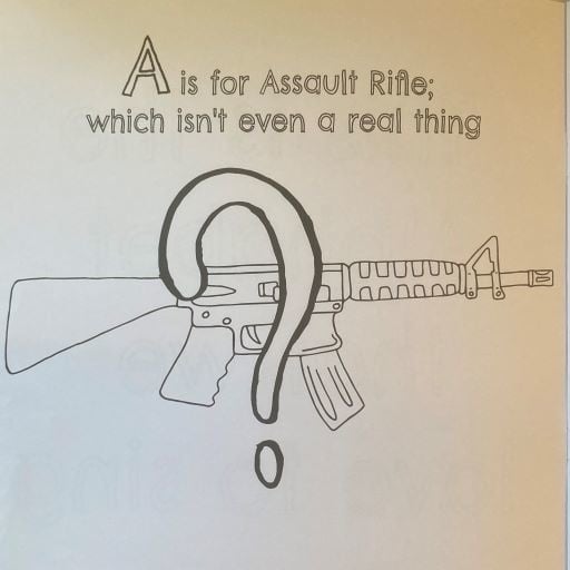 F is for Firearms - Coloring Book 1