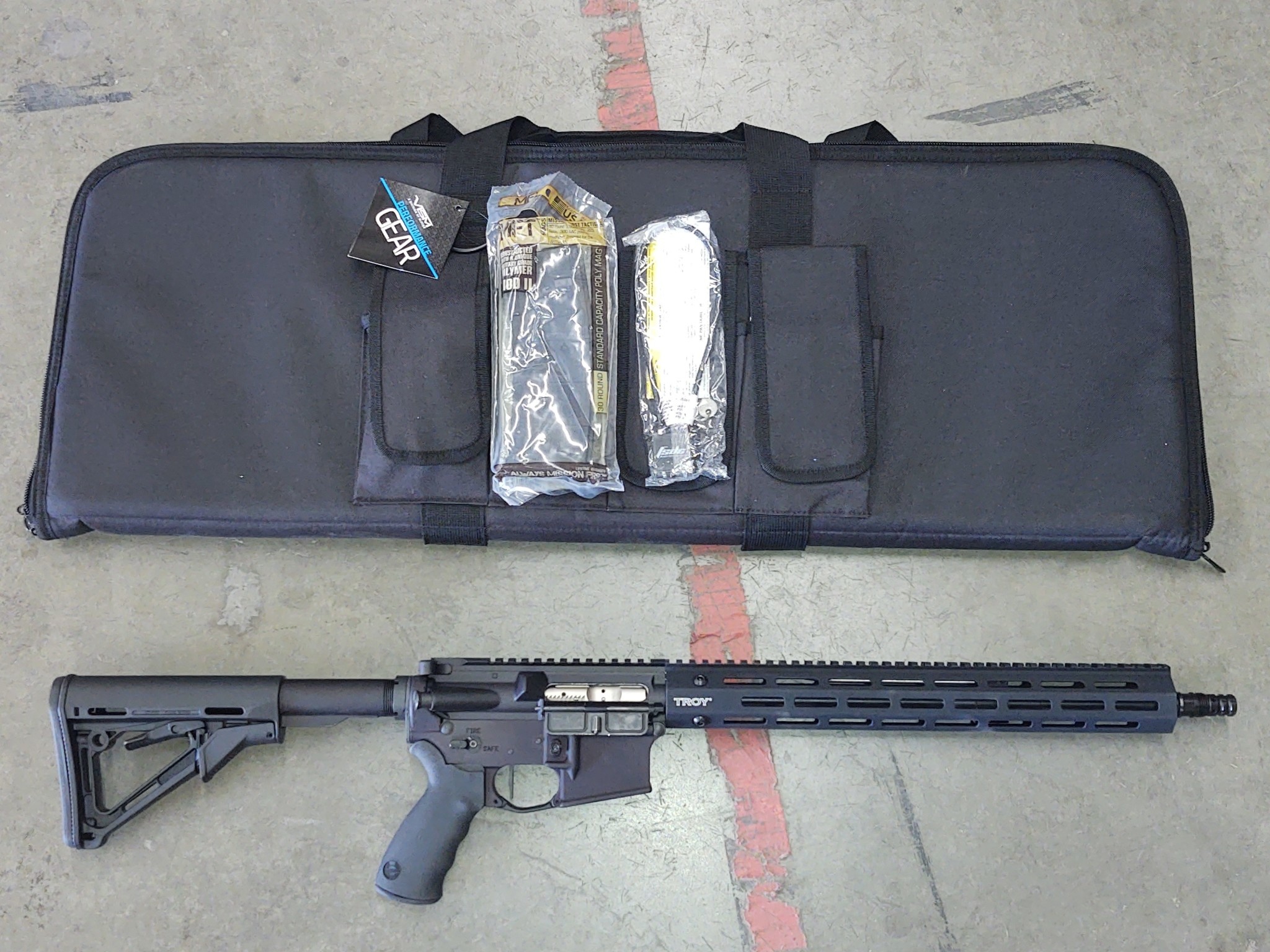 Firearms Unknown GUNGNIR 5.56 16"  (BLK)15" Troy Rifle
