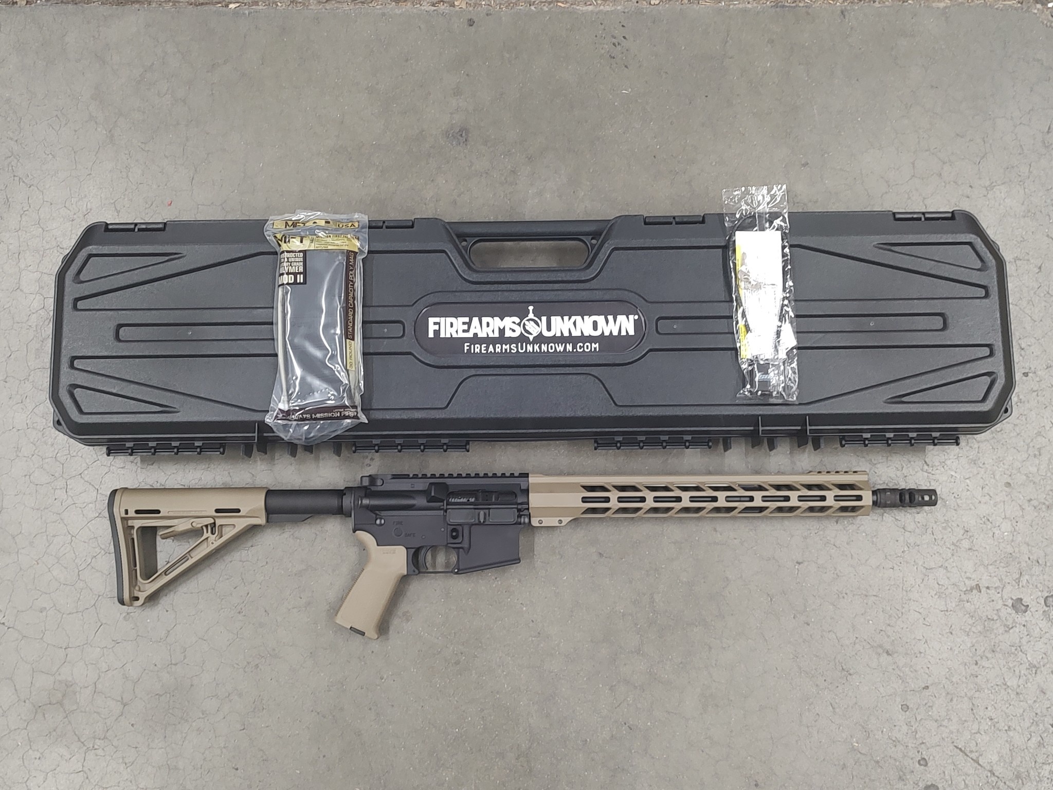 FU Gungnir 16" Complete Rifle MLOK w/ SI FDE Firearms Unknown