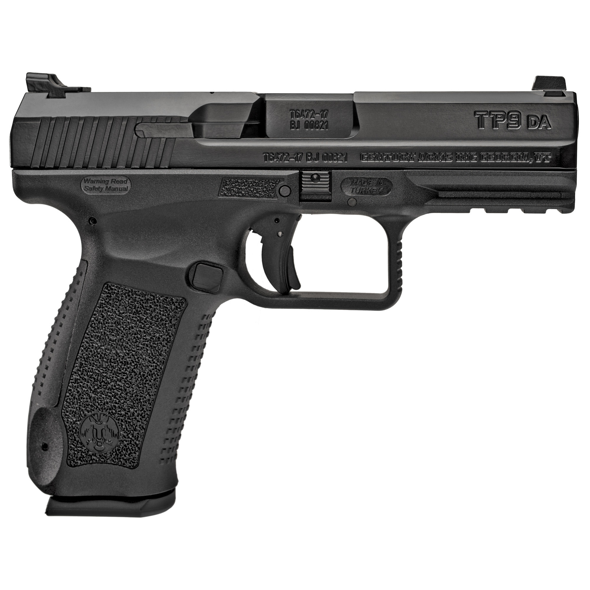 Canik TP9DA 9MM BLK/BLK 18+1 Pistol