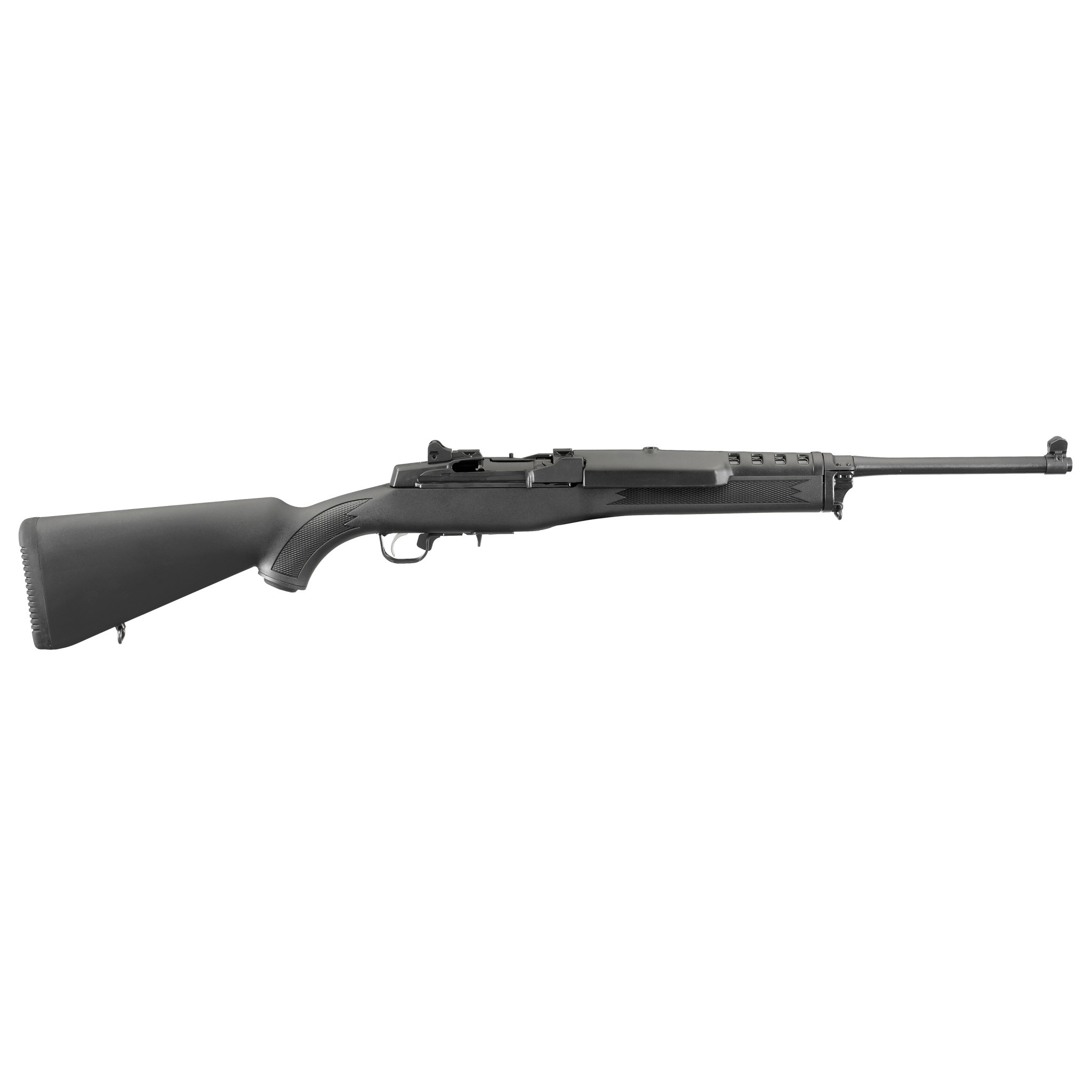 Ruger, Mini-14 Ranch 5.56NATO/223Rem BLK/BLK 18.5" 5RD Rifle (CA COMP)