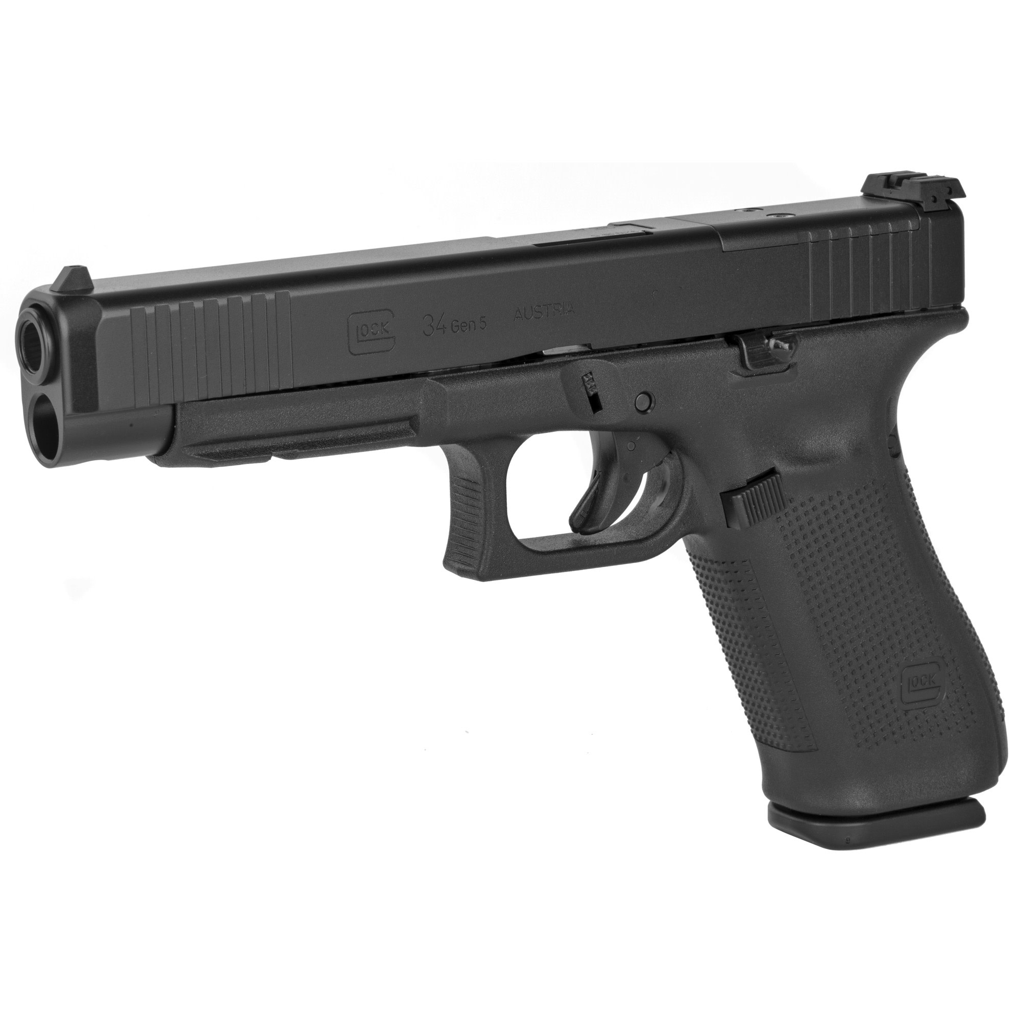 Glock G34 GEN 5 MOS, 9MM 5.31" BLK/BLK (3) 17RD Pistol