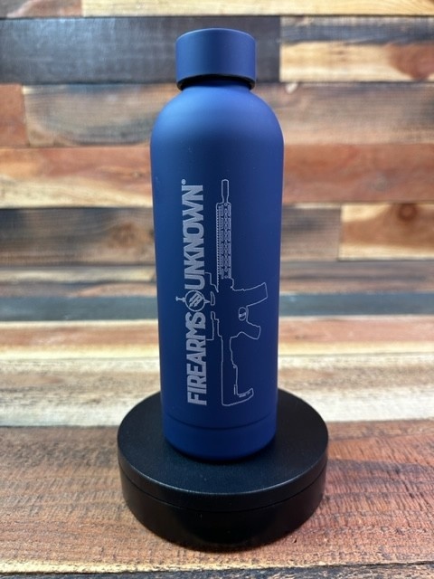 FU Rifle Logo Bottle 16oz (500ml) Navy Blue