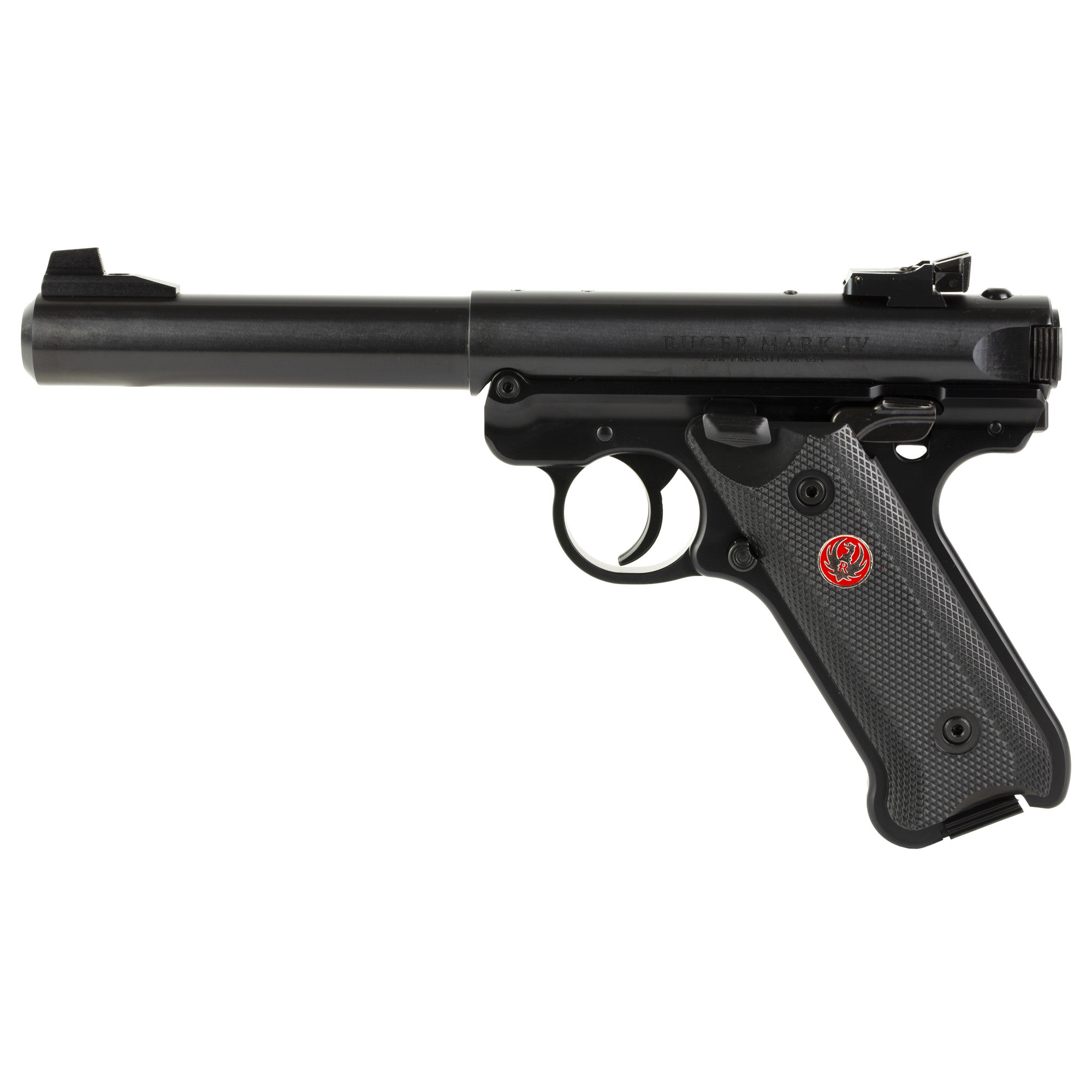Ruger Mark IV Target 22 LR 5.5" BLK (2) 10RD Pistol (California Comp)