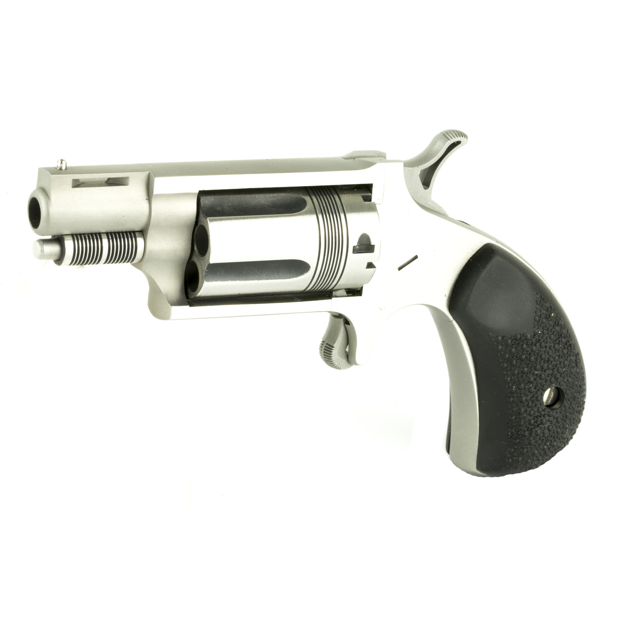North American Arms, The Wasp Snub 22LR/22 WMR, 1.125" BLK/SS 5RD Revolver
