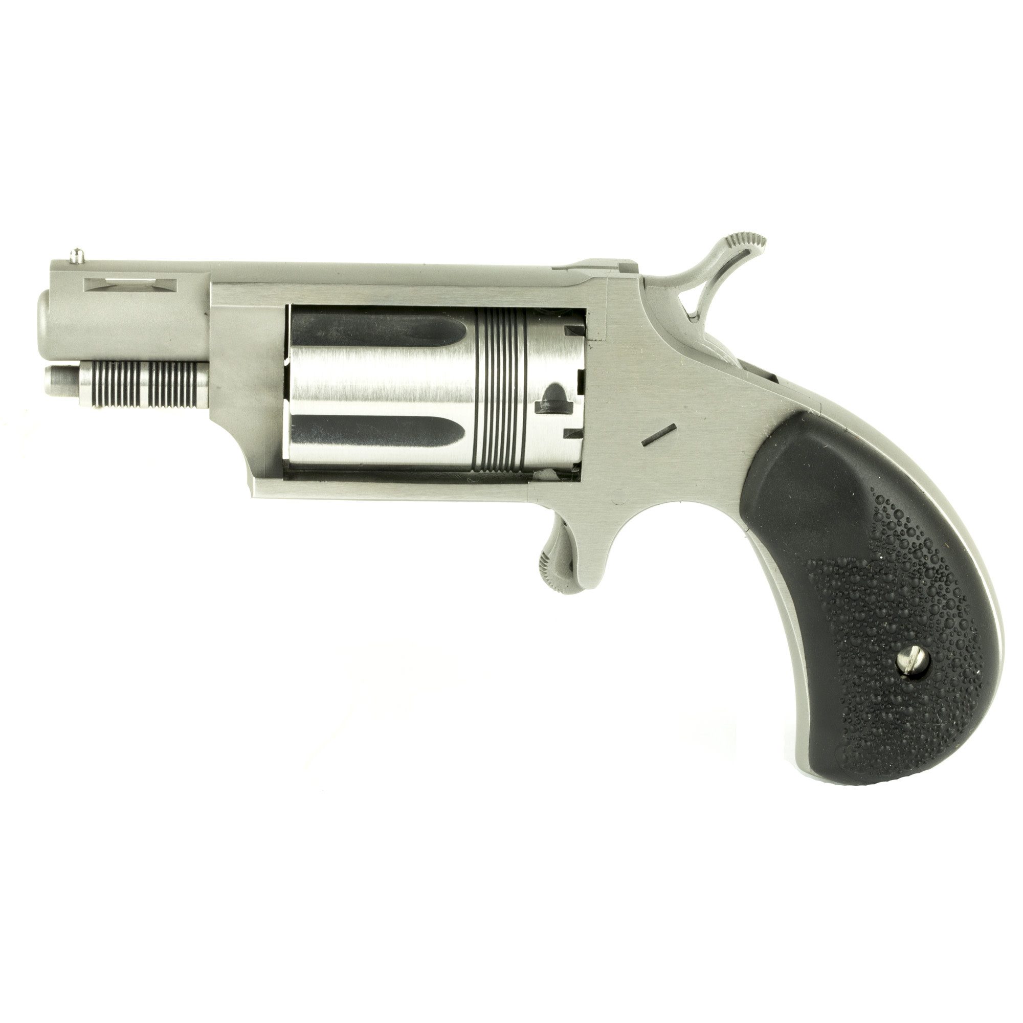 North American Arms, The Wasp Snub 22LR/22 WMR, 1.125" BLK/SS 5RD Revolver