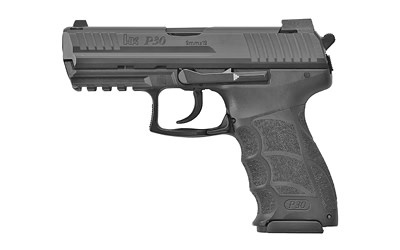 Heckler & Koch P30, Semi-automatic, DA/SA, 9MM, 3.85" Barrel, Polymer Frame, Black, 17Rd