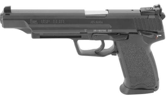 Heckler & Koch USP45, Elite, V1 45ACP BLK 6" 12RD Pistol
