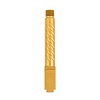 Ballistic Advantage Barrel For Glock 19 Gen 3-5 1/2x28" Threaded PVD Gold Spiral Fluted Premium Series