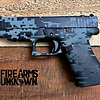 Glock G48 MOS, Cerakote Digital Magpul Stealth Gray Optic Ready Pistol Digital Camouflage