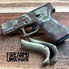 Glock G19 Gen 5 MOS 9MM Cerakote Tri-Color Optic Ready Pistol