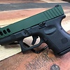 Glock G26 Gen 3 9mm BLK/GRN 10 RD Pistol (Cerakote)