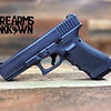 Glock G17 GEN 4 Police Trade-in (USED) Battle Worn Cerakote Crushed Orchid/Graphite Blk