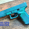 Glock G17 GEN 4 Cerakote Digital Camouflage Charcoal Green, Police Trade-In(USED)