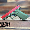 Glock 22, Gen 3, .40 S&W Two-Tone Cerakote Firehouse Red/Crocodile