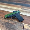 Smith and Wesson (S&W) M&P 9 Shield M2.0, 4'' 8RD Cerakote Multicam Bright Green Pistol W/ Optic