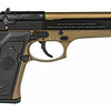 Beretta, 92FS, 9MM, 4.9" Barrel, Cerakote Finish, Bronze, 15 Rounds, 2 Magazines