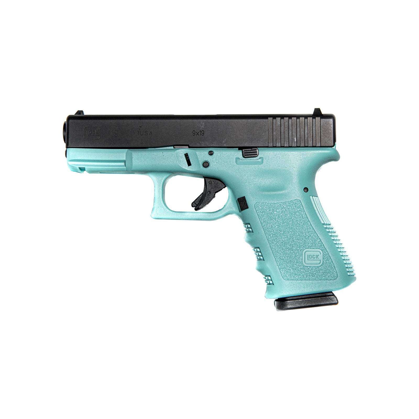 Glock G19 Gen3 9MM 4" Robin's Egg Blue (2) 15RD Pistol