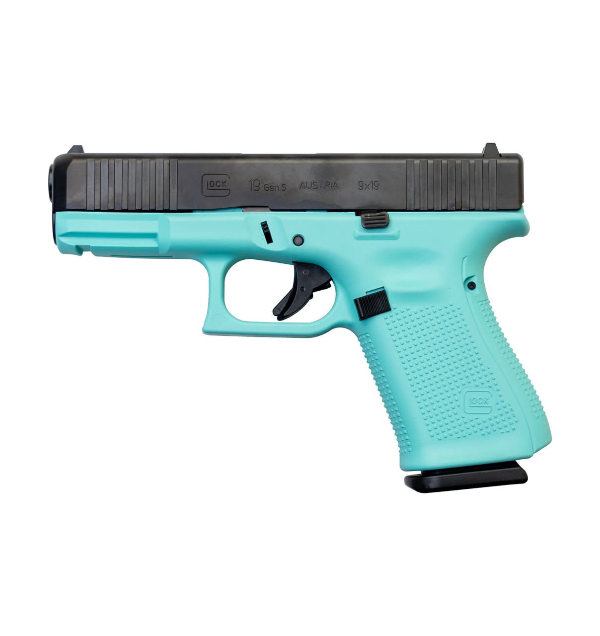 Glock G19 Gen5 9mm 4" Robin's Egg Blue (3)15RD Pistol