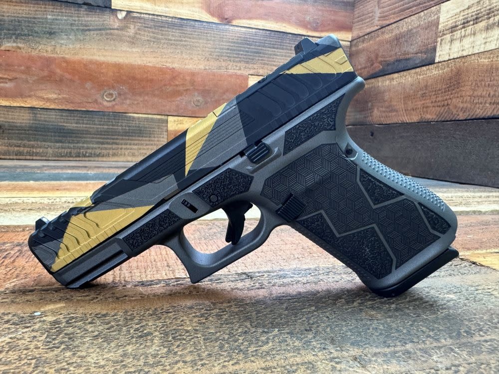 Glock G19 Gen5 9mm 4" Geodesic Camo Hybrid Stipple (3)15RD Pistol