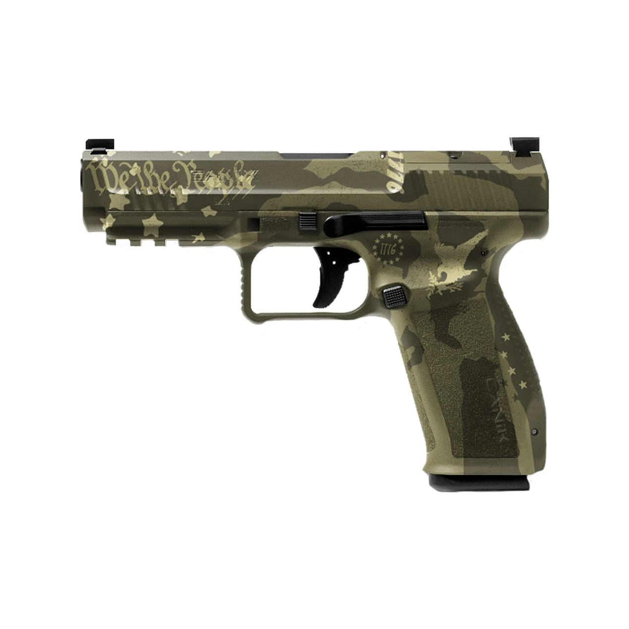 Canik Mete SFT 9mm 4.46'' 18-Rd/20-Rd Pistol (We the People Cerakote Green)
