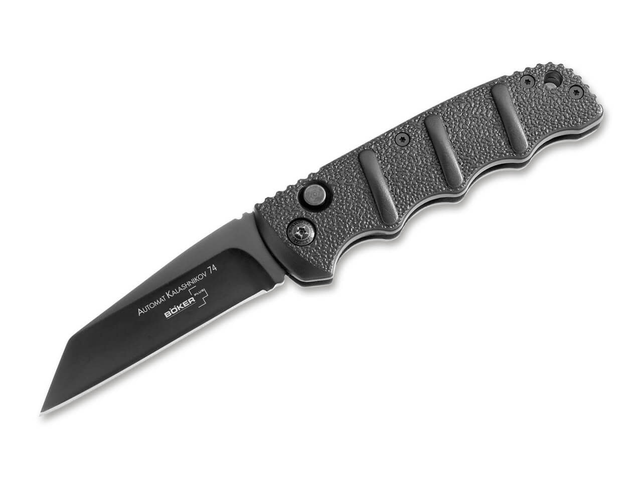 Böker Plus KALS74 Auto Sheepfoot 3.72" BLK Folding Knife (01KALS104)