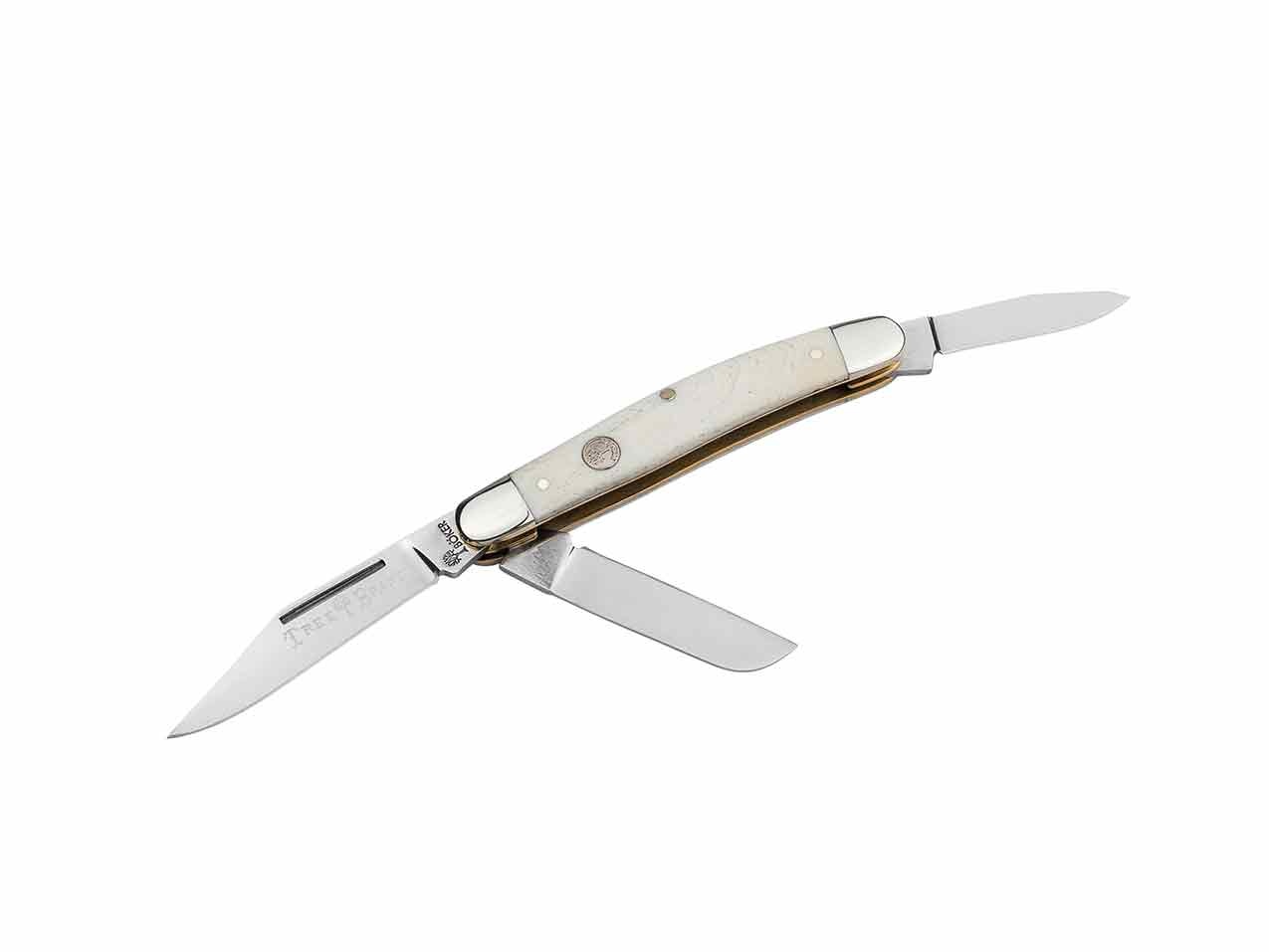 Böker Manufaktur Traditional Series 2.0 Medium Stockman White Bone Knife