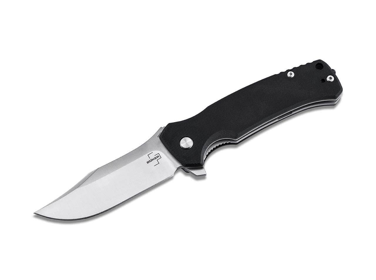 Böker Plus M.E.R.K. 1 3.66" Black Flipper Knife