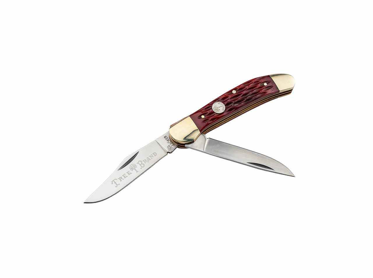 Böker Manufaktur Traditional Series 2.0 Copperhead Jigged Red Bone Poket Knife