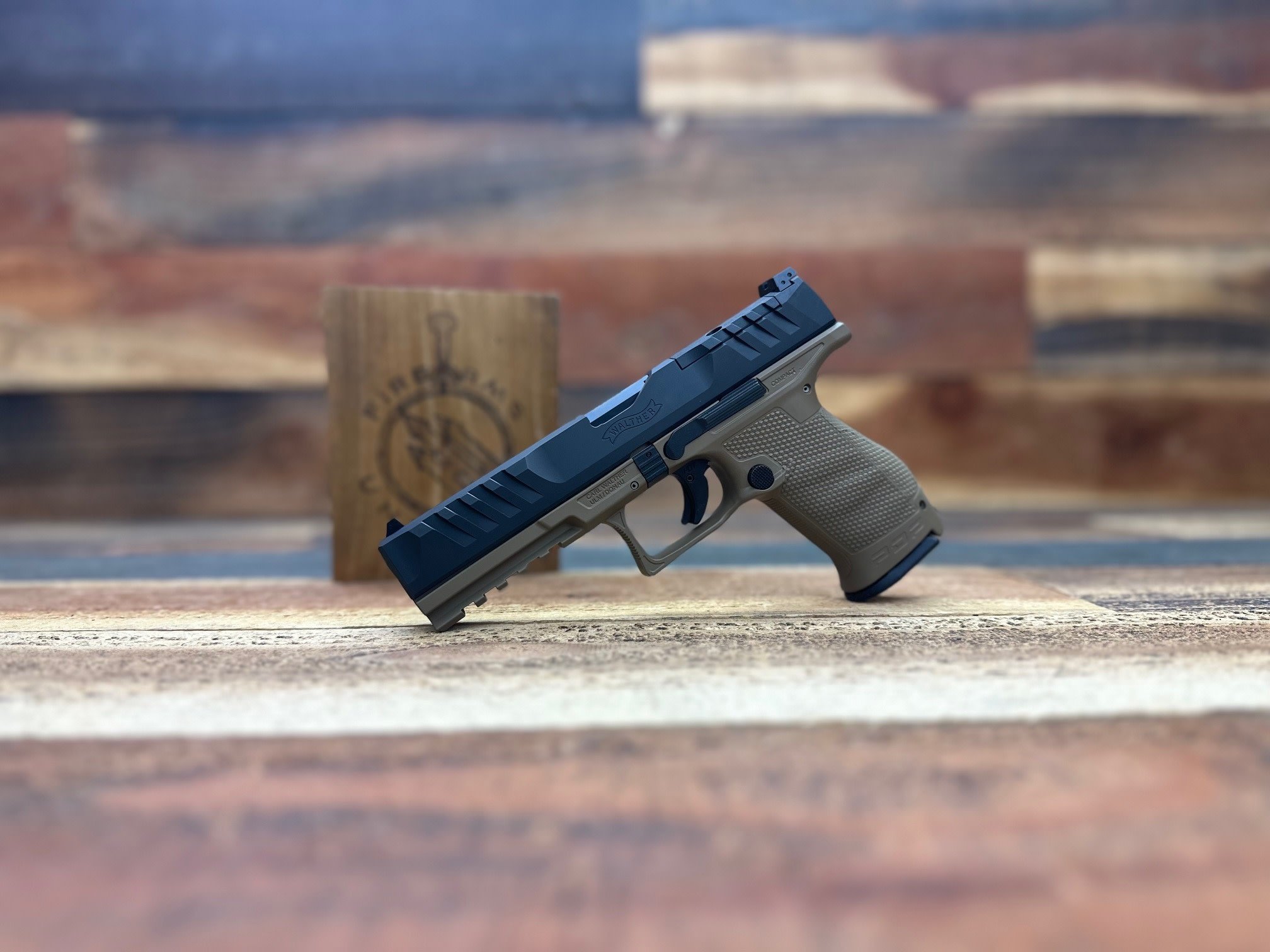 Walther PDP 9mm 5" OR Cerakote FDE 15RND Pistol