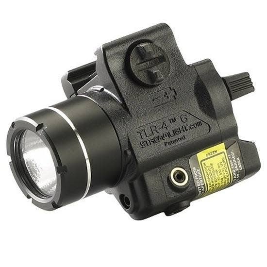 Streamlight, TLR-4, 160 Lumens, Black Tactical Light with Green Laser