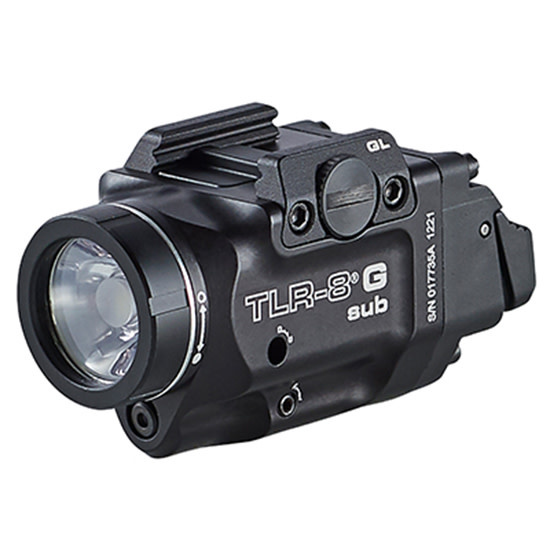 Streamlight TLR-8 G Sub, White LED with Green Laser, Fits Glock 43x/48 MOS