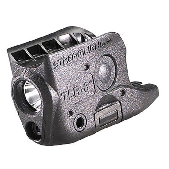 Streamlight, TLR-6, Tac Light w/laser, S&W M&P With Rail, White LED and Red Laser, Black