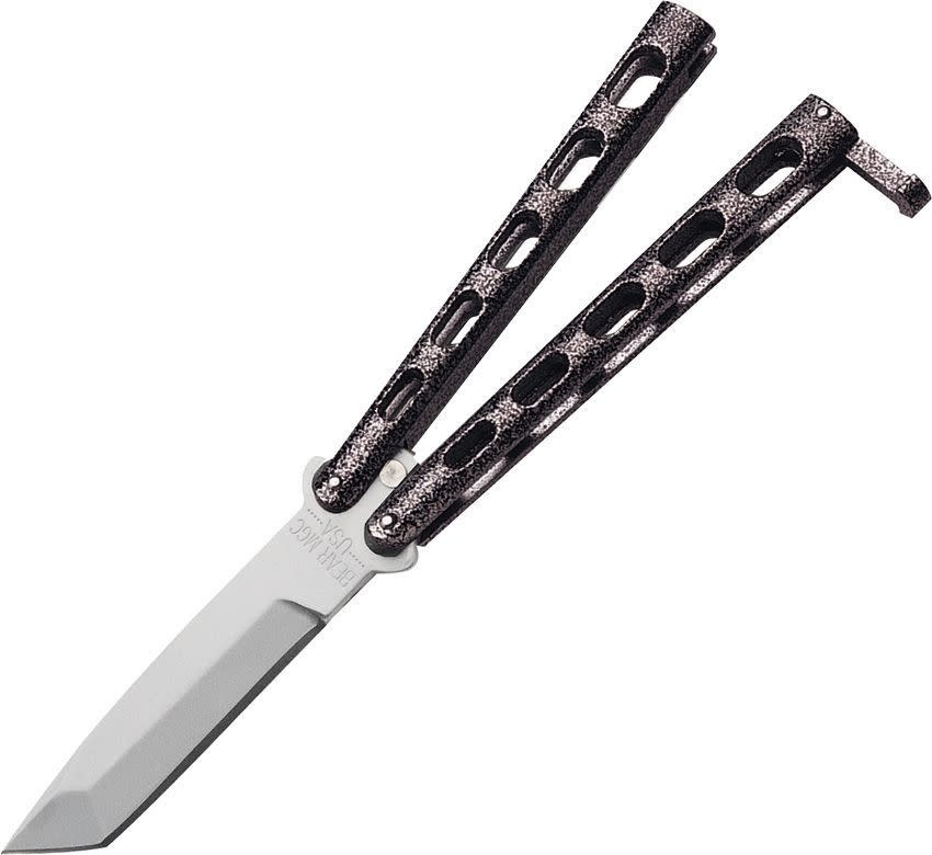 Bear & Son Silver Vein 5" Butterfly Knife