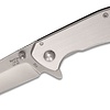 Bear & Son Executive 2.875" Satin Drop Point, SS Liner Lock Flipper Knife