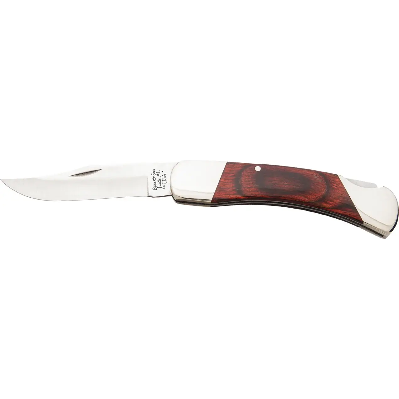 Bear & Son Rosewood Professional 3.75" Folding Knife