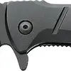 Bear Edge Sideliner 3.38" Black Spring Assisted Folding Knife