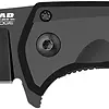 Bear Edge Sideliner Reverse Tanto 3.5" Black Flipper Knife
