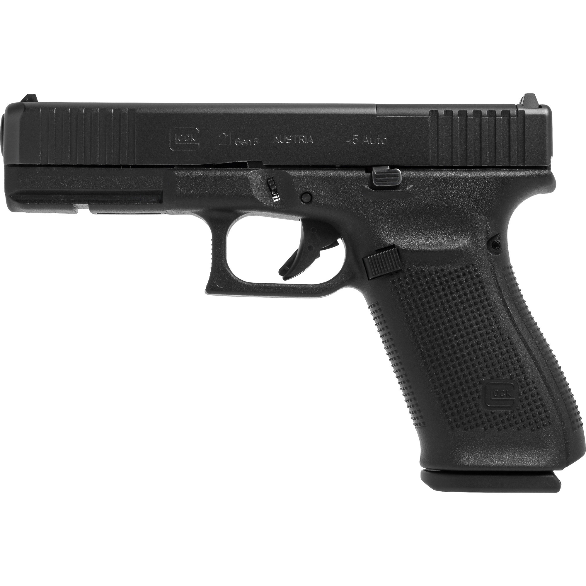 Glock, G21 Gen 5, 45ACP, 4.61" MOS BLK/BLK (3)13Rnd Pistol