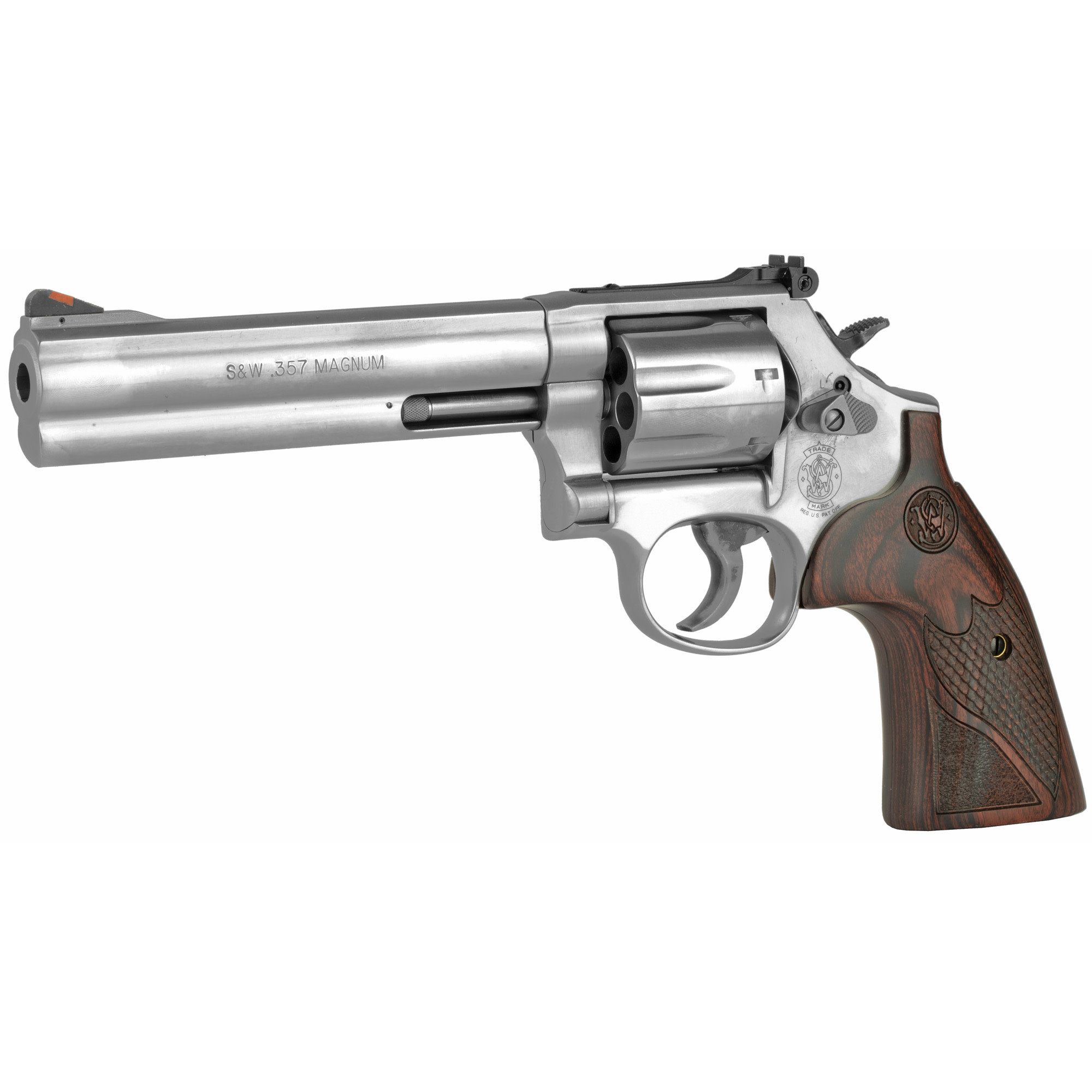 Smith & Wesson 686 Plus Deluxe 357MAG/38 SPL+P 6" SS/WOOD 7RD Revolver