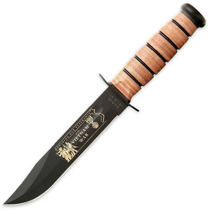 KA-BAR Vietnam U.S. ARMY 7" fixed Blade Knife